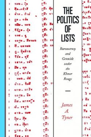 Cover of The Politics of Lists