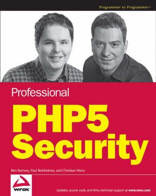 Book cover for Professional PHP5 Security