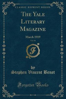 Book cover for The Yale Literary Magazine, Vol. 84