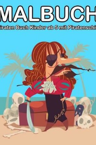 Cover of Malbuch Piraten 4 Jahre