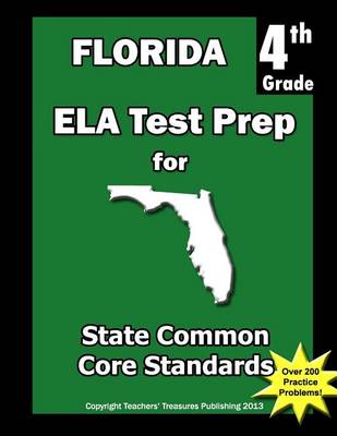 Book cover for Florida 4th Grade ELA Test Prep