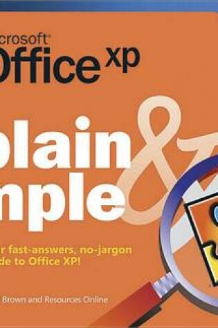 Cover of Microsoft(r) Office XP Plain & Simple