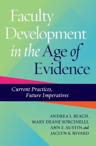 Cover of Faculty Development in the Age of Evidence