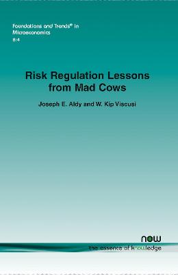 Book cover for Risk Regulation Lessons from Mad Cows