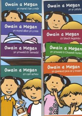 Book cover for Owain a Megan