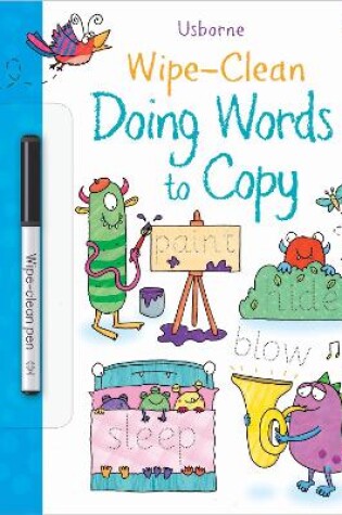 Cover of Wipe-Clean Doing Words to Copy