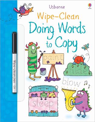 Cover of Wipe-Clean Doing Words to Copy