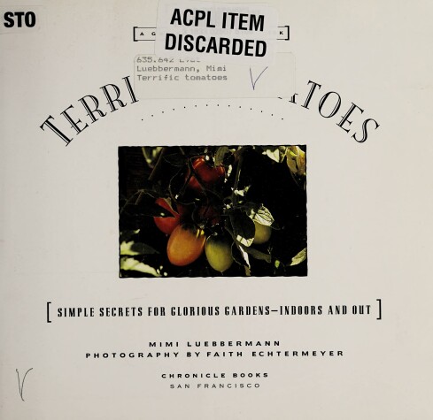 Book cover for Terrific Tomatoes
