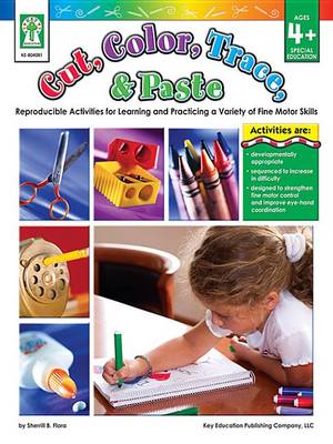 Book cover for Cut, Color, Trace, & Paste, Grades Pk - 1