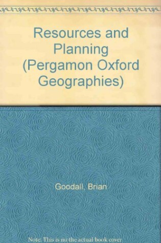 Cover of Resources and Planning