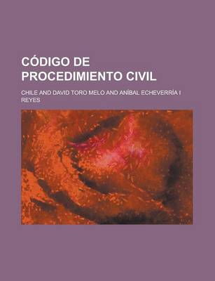 Book cover for Codigo de Procedimiento Civil