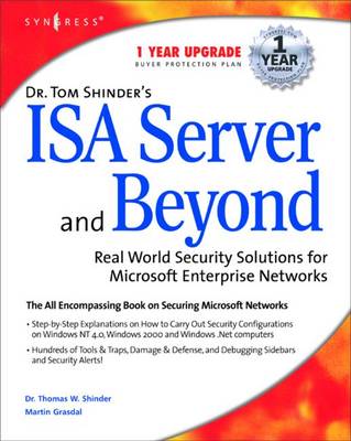 Book cover for Dr Tom Shinder's ISA Server and Beyond