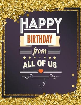 Book cover for Happy Birthday from all of us