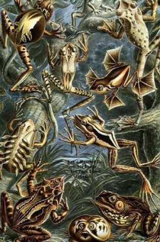 Cover of Ernst Haeckel Batrachia Frogs 100 Page Lined Journal