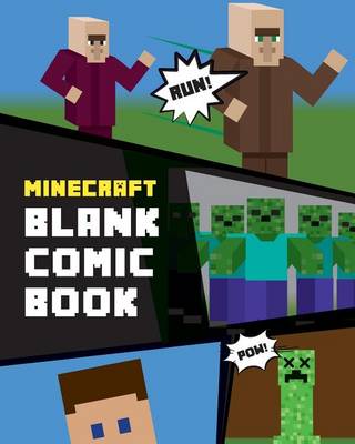 Book cover for Minecraft Blank Comic Book