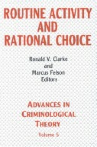 Cover of Advances in Criminological Theory