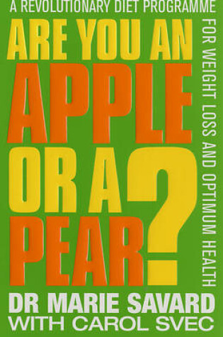 Cover of Are You an Apple or a Pear?