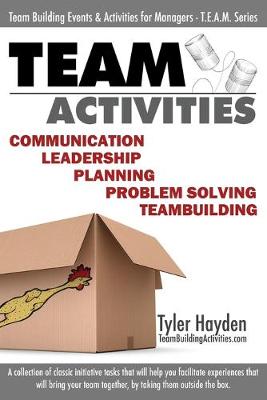 Book cover for Team Building Events and Activities for Managers - T.E.A.M. Series