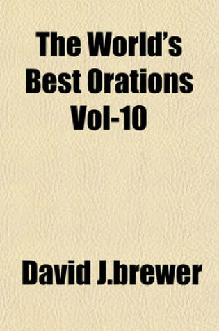 Cover of The World's Best Orations Vol-10