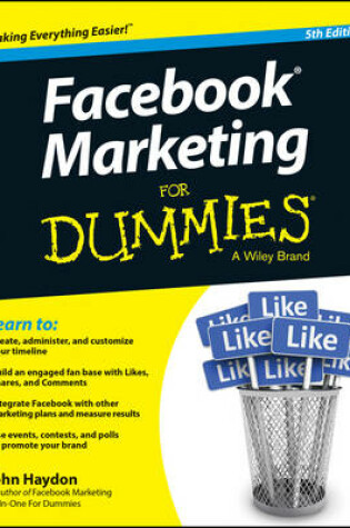 Cover of Facebook Marketing for Dummies, 5th Edition