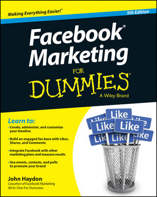 Book cover for Facebook Marketing for Dummies, 5th Edition