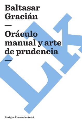 Cover of Oráculo Manual Y Arte de Prudencia