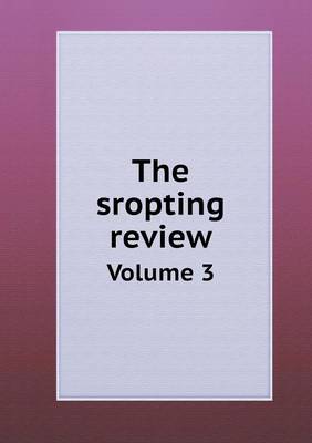 Book cover for The sropting review Volume 3