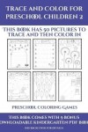 Book cover for Preschool Coloring Games (Trace and Color for preschool children 2)