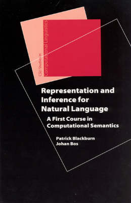 Cover of Representation and Inference for Natural Language