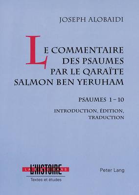 Book cover for Le Commentaire Des Psaumes Par Le Qaraite Salmon Ben Yeruham