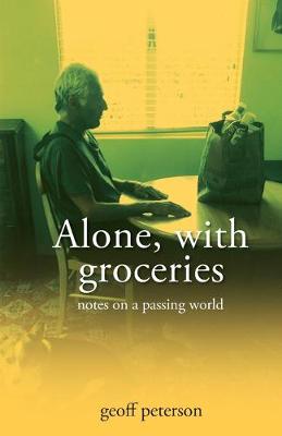 Book cover for Alone, with groceries