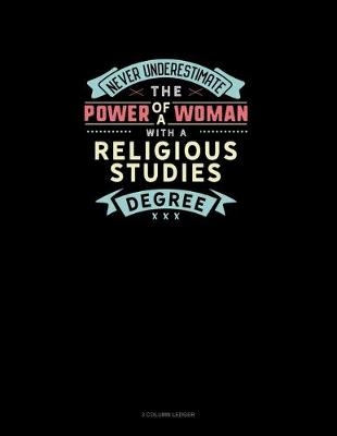 Book cover for Never Underestimate The Power Of A Woman With A Religious Studies Degree