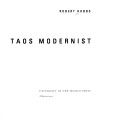 Book cover for Beatrice Mandelman, Taos Modernist