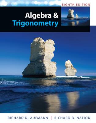 Book cover for Study Guide with Student Solutions Manual for Aufmann's Algebra and  Trigonometry, 8th