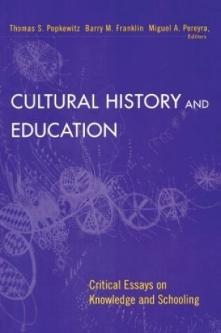 Cover of Cultural History and Education