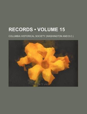 Book cover for Records (Volume 15)