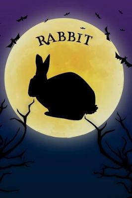 Book cover for Rabbit Notebook Halloween Journal