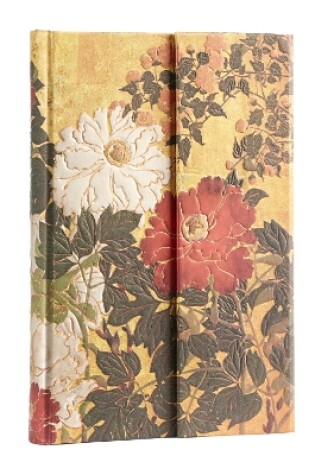 Cover of Natsu (Rinpa Florals) Mini Lined Hardback Journal (Wrap Closure)