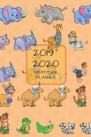 Cover of 2019 2020 15 Months Jungle Safari Gratitude Journal Daily Planner