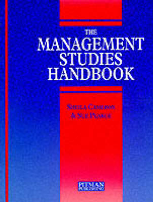 Book cover for Management Studies Handbook