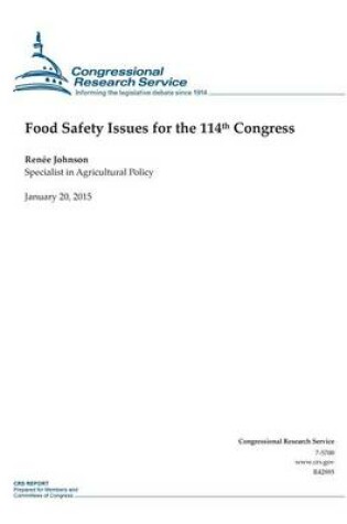 Cover of Food Safety Issues for the 114th Congress