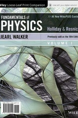 Cover of Fundamentals of Physics, Volume 1