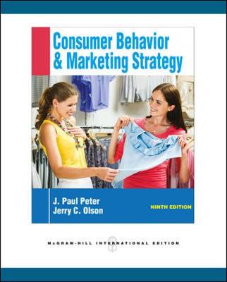 Book cover for Consumer Behavior (Int'l Ed)