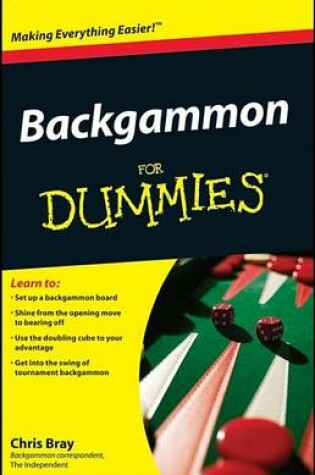 Cover of Backgammon For Dummies