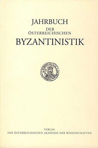 Cover of Jahrbuch Der Osterreichischen Byzantinistik Band 53