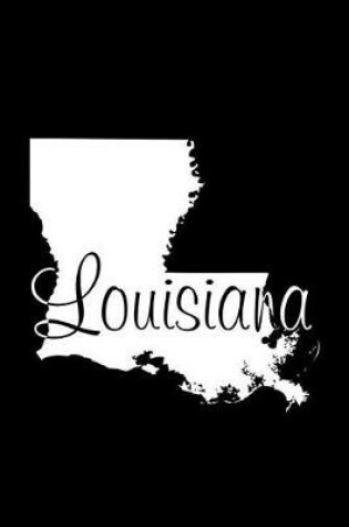 Cover of Louisiana - Black Lined Notebook with Margins