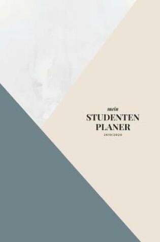 Cover of Mein Studentenplaner 2019 2020