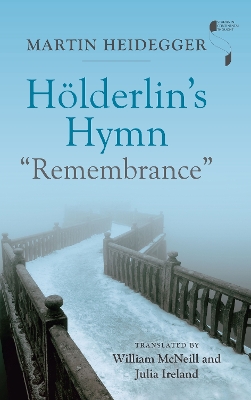 Book cover for Hoelderlin's Hymn "Remembrance"