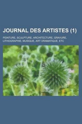 Cover of Journal Des Artistes (1)