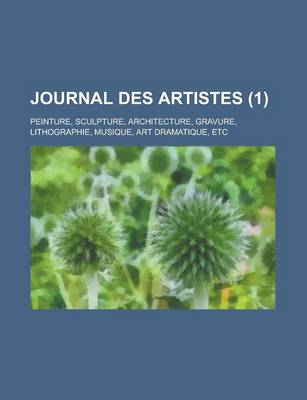 Book cover for Journal Des Artistes (1)